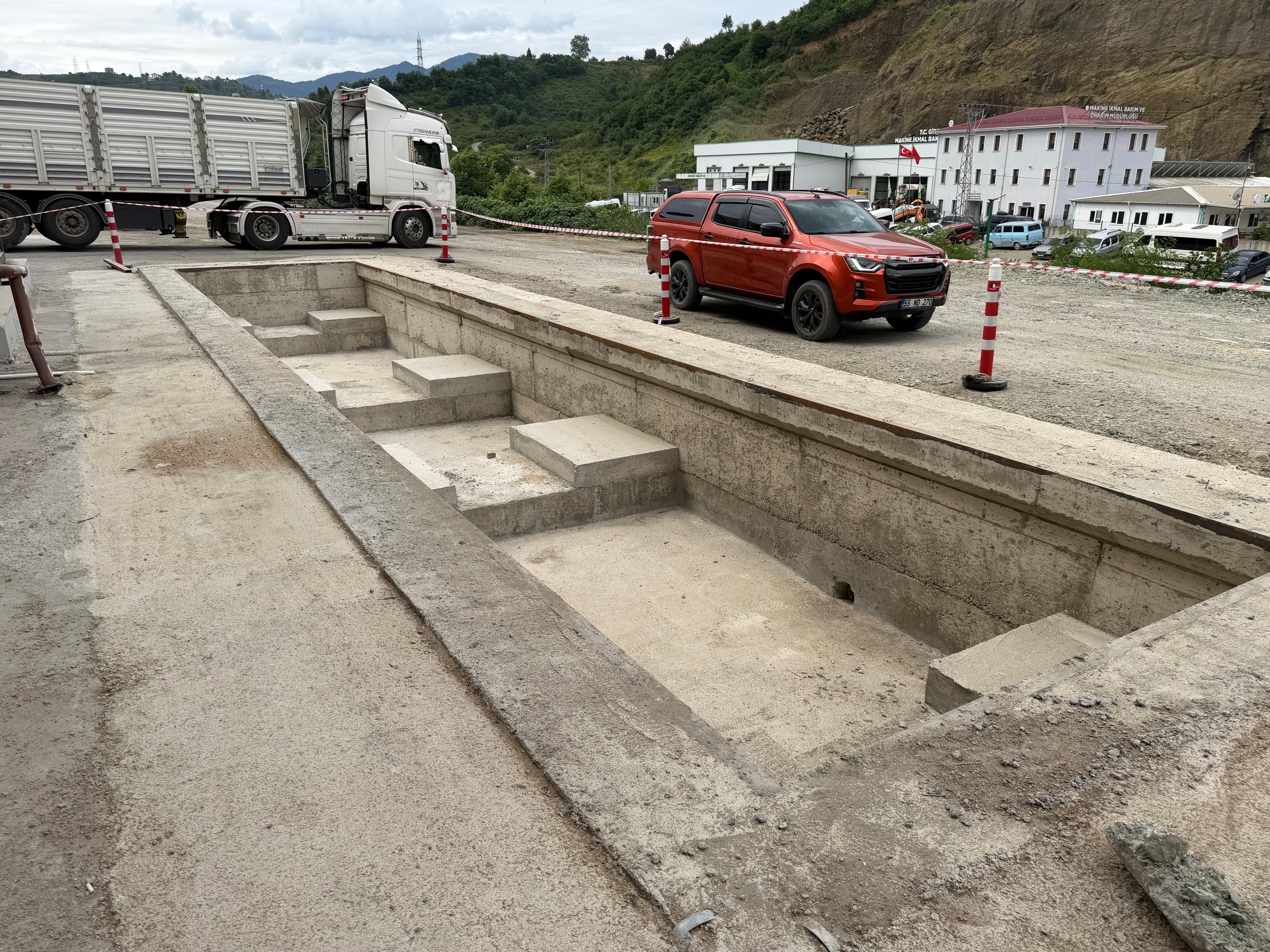 Weighbridge Concrete Foundation Construction